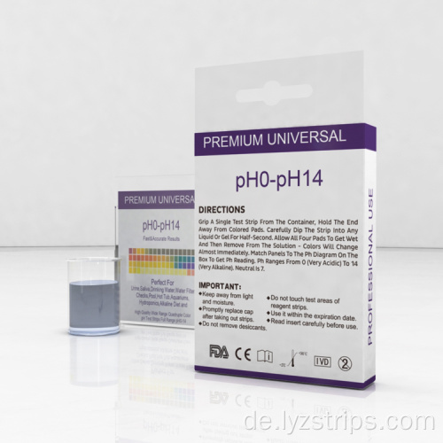 Spezielles pH-Teststreifen-Papier für Labor